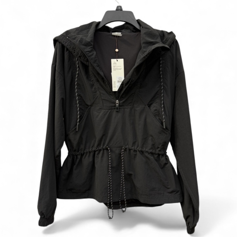 CALIA WOMEN'S OUTWEAR In Black HOODED  WINDBREAKER  SIZE Small
